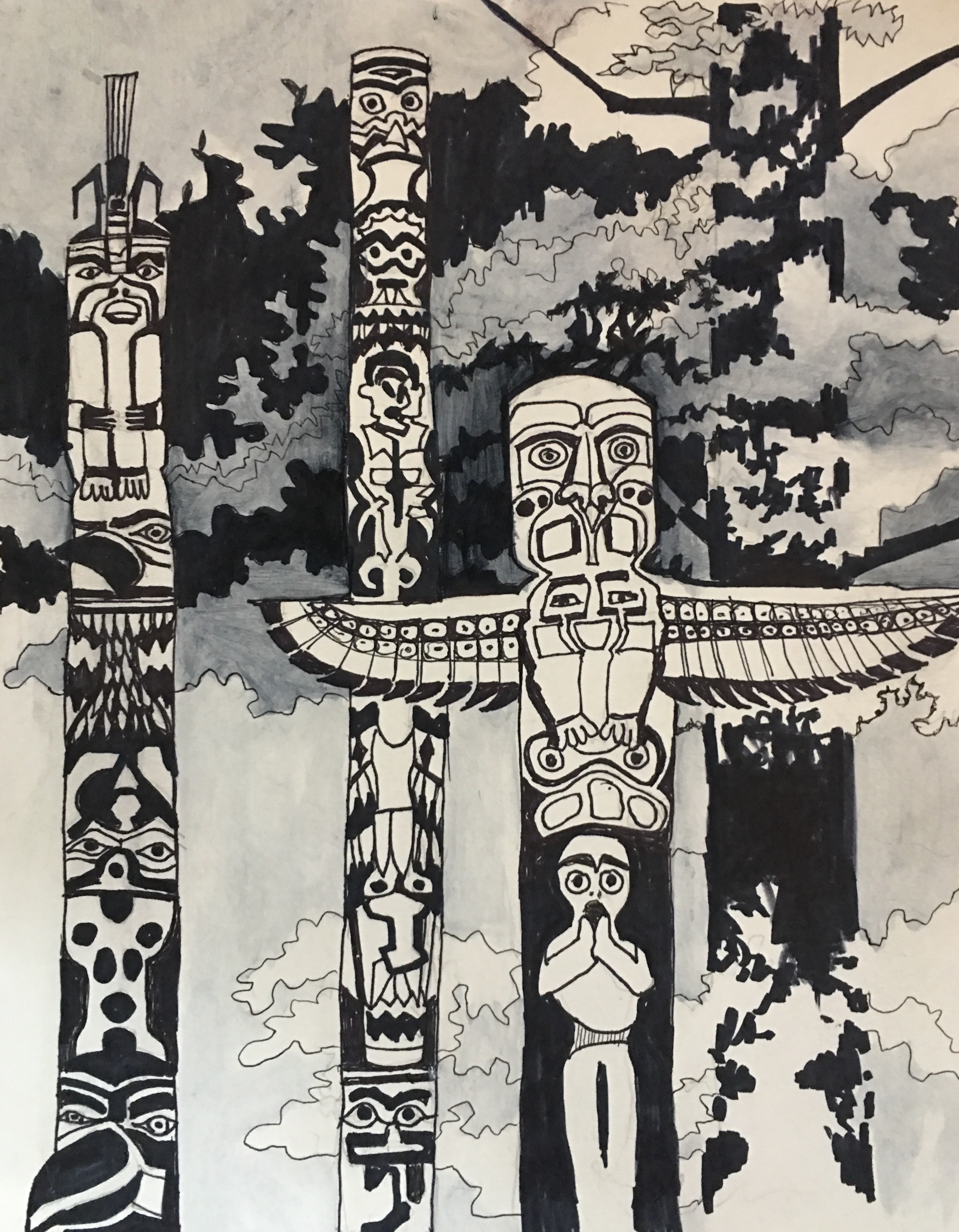 Totems of Stanley Park