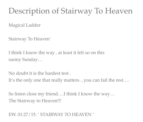 Stairway to Heaven