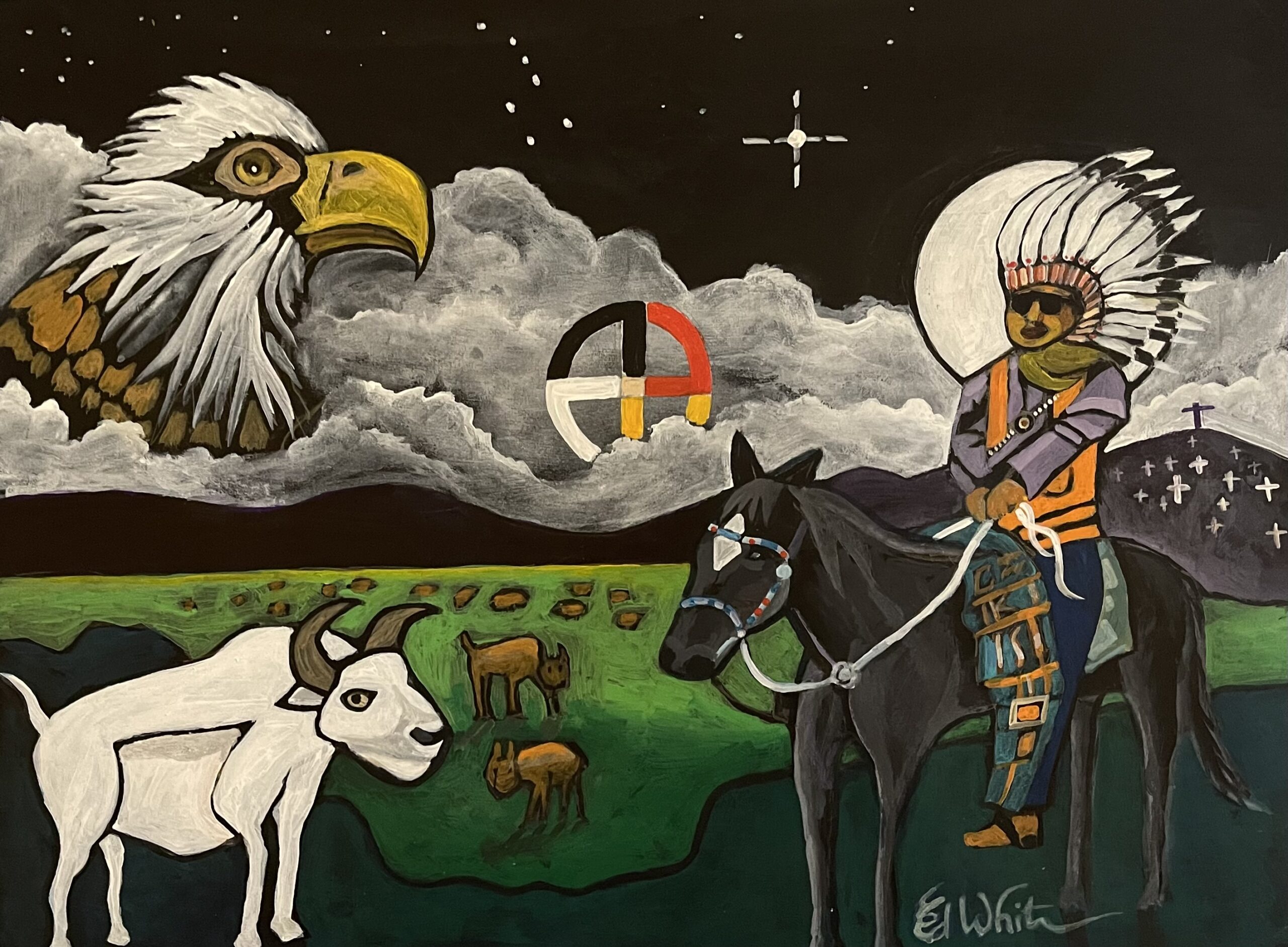 Chief Horse Looking-Lakota Medicine-man